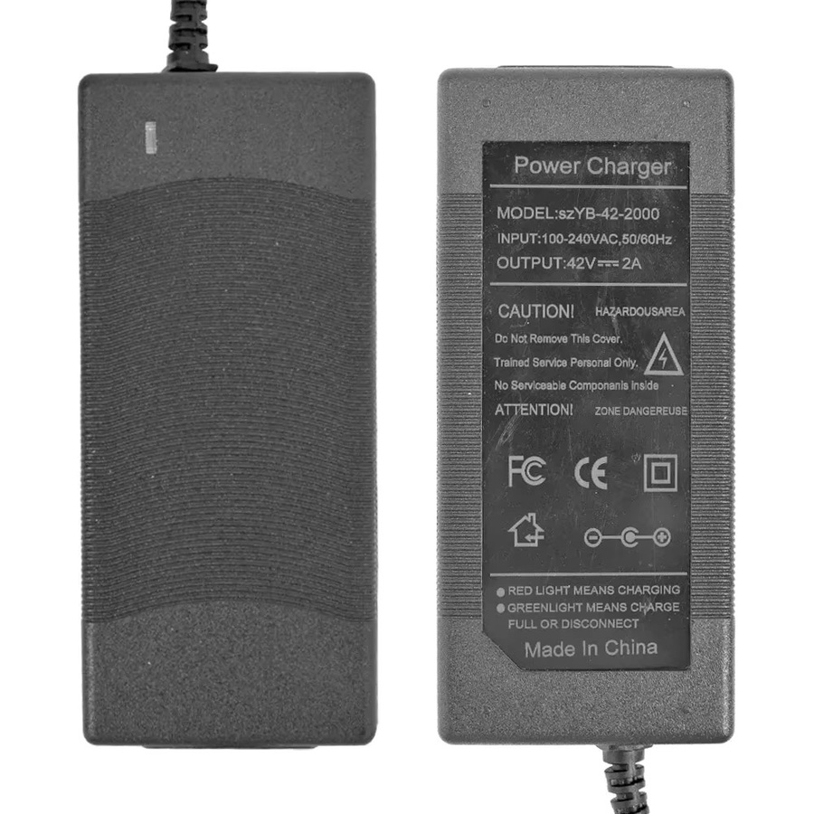 Kugoo Schnelles Ladegerät für elektrische Roller mit 42V 2Ah und Barrel-Plug in Schwarz - Bild 6