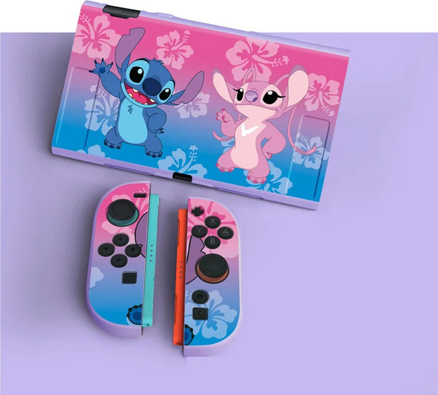 Stitch Schutzhülle für Nintendo Switch 2 (2025) aus weichem TPU, kratzfest und stoßdämpfend, Multicolor - Bild 1