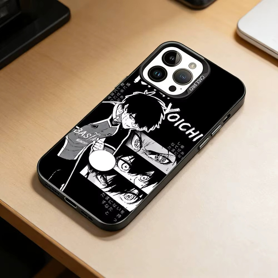 Blue Lock Yoichi Isagi Handyhülle für iPhone 11 bis 17 Pro Max, Silberne Handyhülle Cover Funda - Bild 2