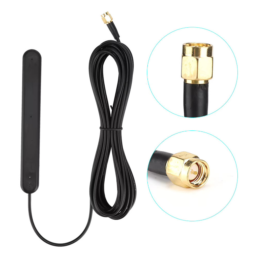 Arealer Digitale Radioantenne FM/DAB/DAB+ mit 5m Kabel und SMA-Anschluss in Schwarz - Bild 3