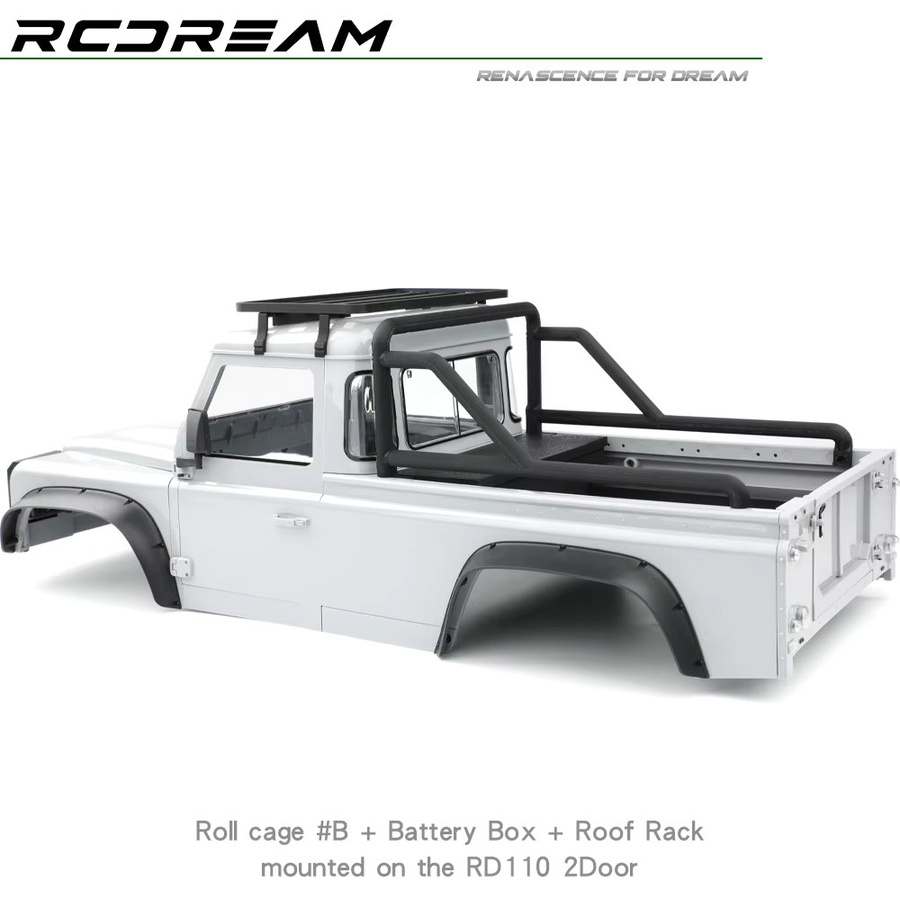 RCDream Simulations-Batteriekasten Werkzeugkasten Überrollkäfig, Zubehör - Bild 2