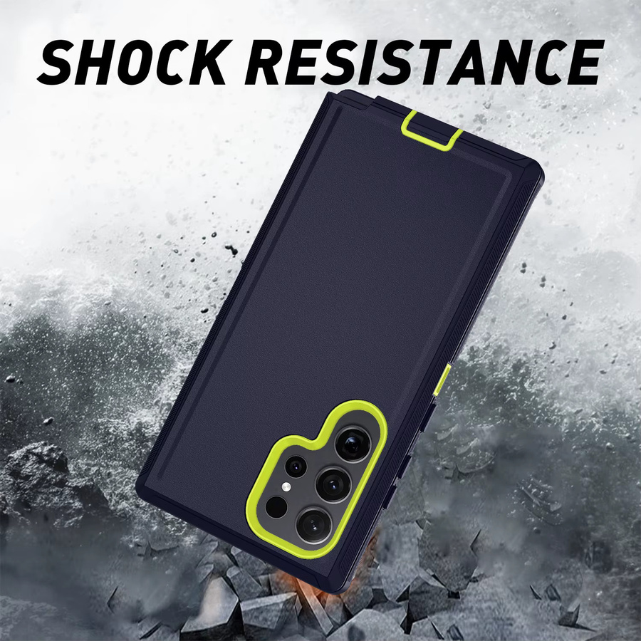 Defender Handyhülle für Samsung Galaxy S26 Ultra S25 S24 S23 S22 S21 S20 S25FE Note 20 in Blau mit Armor Anti Drop Schutz und Box Cover - Bild 4
