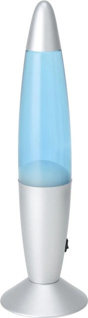 Eglo Tischlampe Lava LED in Silber, Blau und Weiß mit Glas und Metall, Durchmesser: 9,8 cm - Bild 1
