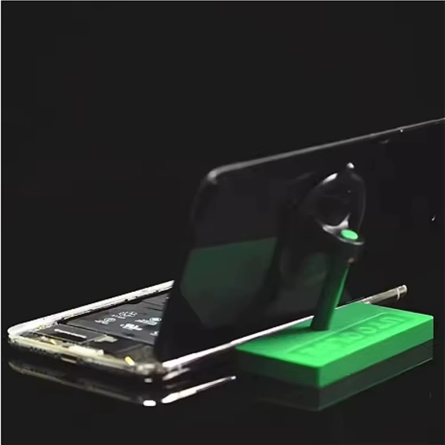 2UUL Stabilitäts-Stützhalter mit seitlich montierter Klemmvorrichtung und starkem Saugnapf für iPhone-Reparaturwerkzeuge in Grün - Bild 4