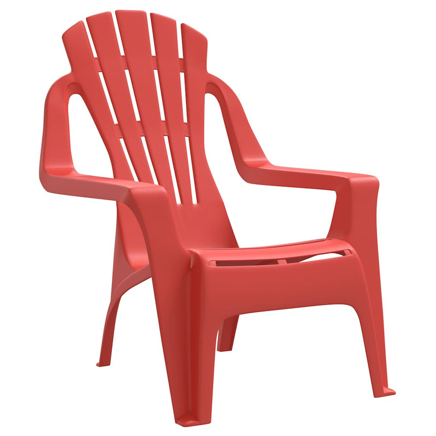 vidaXL Kinder-Gartenstühle Set aus 2 Stück in Rot aus Polypropylen, B/T/H: 37 x 34 x 44 cm - Bild 3