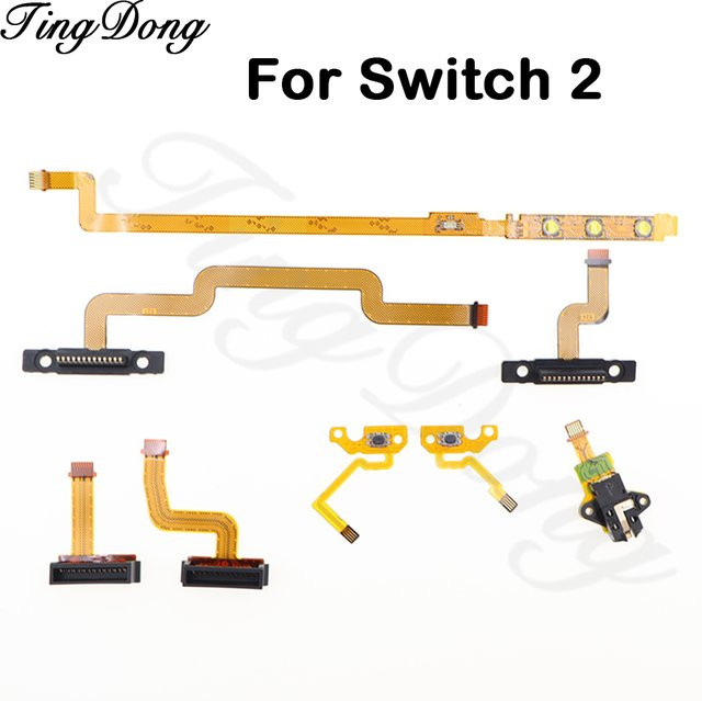 TingDong ZR ZL Tastenkabel mit Lautstärkeregler und Kopfhörerbuchse für NS Switch 2 - Bild 1