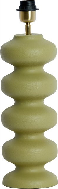Lampenfuss SOROCA von Light & Living in Grün aus Metall und Keramik mit E27 Fassung, Höhe: 42,0 cm, Breite: 15,0 cm - Bild 1