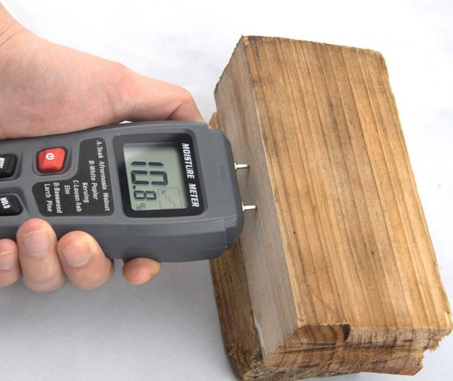 SNAKOL EMT10 Digitales Holzfeuchtigkeitsmessgerät mit großem LCD-Display zur präzisen Bestimmung der Holzfeuchtigkeit - Bild 1