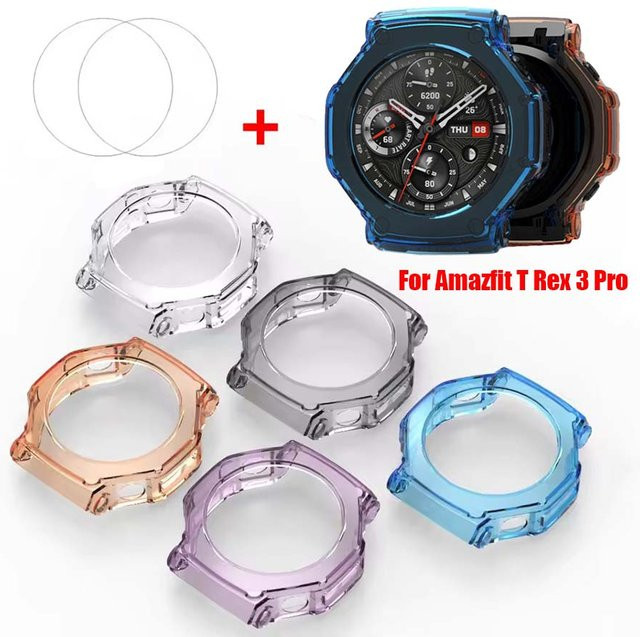 Amazfit T-Rex 3 Pro Schutzhülle Bumper, 48 mm, orange - Bild 1