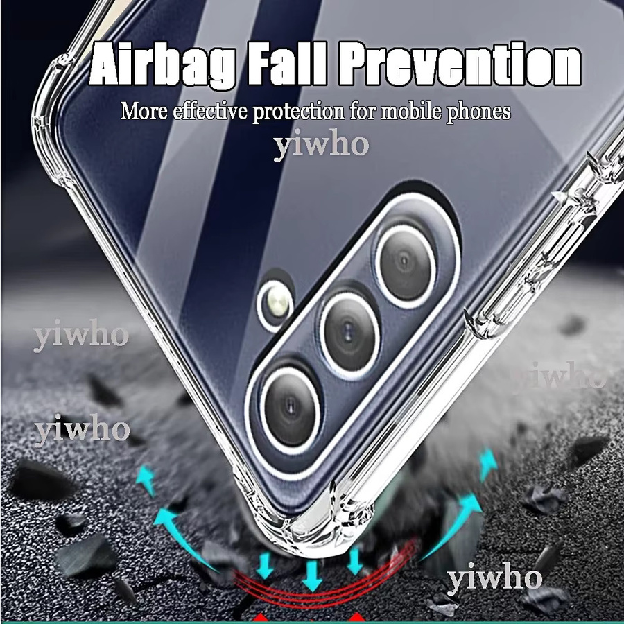 Stoßfeste Silikon Handyhülle für Samsung Galaxy M54 M34 M14 M04 M53 M23 M13 5G/4G in Transparent - Bild 3