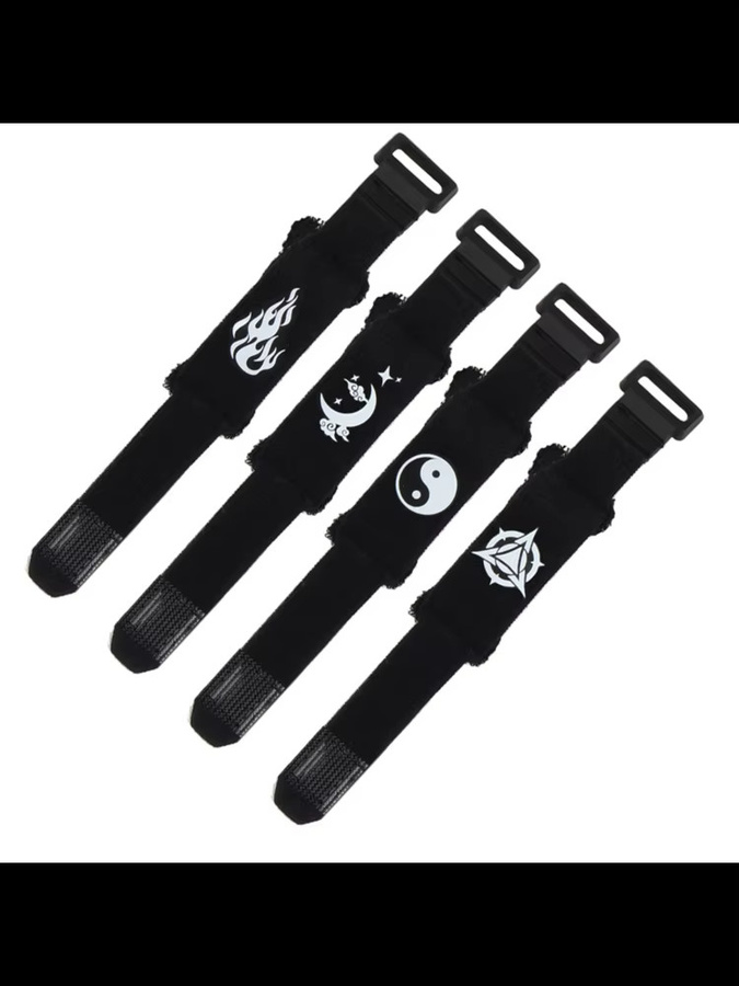 Rockhouse Gitarren-Muter Griffbrett-Muting Wrap für 6-saitige Akustik- und E-Gitarren, Schwarz, Länge: 18 cm - Bild 4