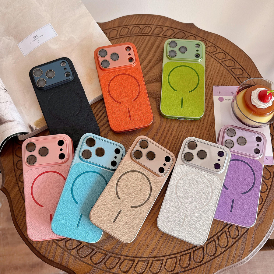 BETYF Magnetische Leder-Handyhülle für iPhone 17 16 15 14 13 Pro Max Plus – Stoßfeste Schutzhülle - Bild 3