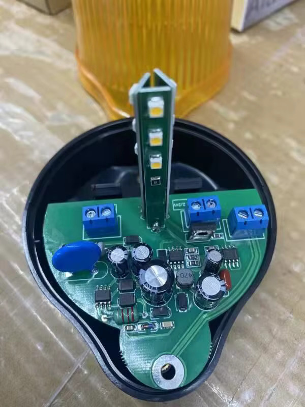 AC/DC 24V 230VAC LED-Blitz-Alarmlampe in Gelb für Schaukel-Schiebetoröffner, Barrieren und Tore als Sicherheitslicht für den Außenbereich - Bild 5