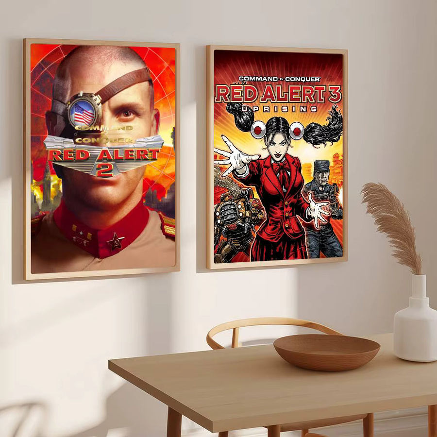Beast Kingdom Command Conquer Red Alert Poster HD Art Wanddeko wasserfest B: 30,0 cm, H: 21,0 cm - Bild 2
