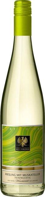 Genossenschaftskellerei Heilbronn, Riesling mit Muskateller, Cuvée, lieblich, Weißwein, 2025, 0,75 l - Bild 1