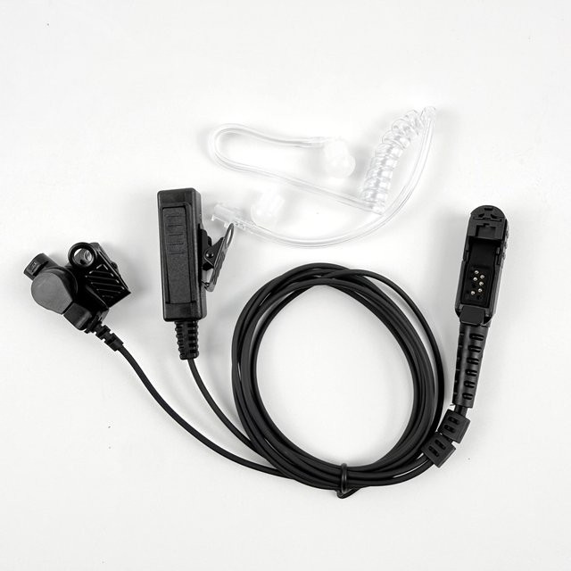 Motorola Walkie-Talkie Ohrhörer Kopfhörer für MTP3100 MTP3200 MTP3250 MTP3500 MTP3550 in Schwarz - Bild 1