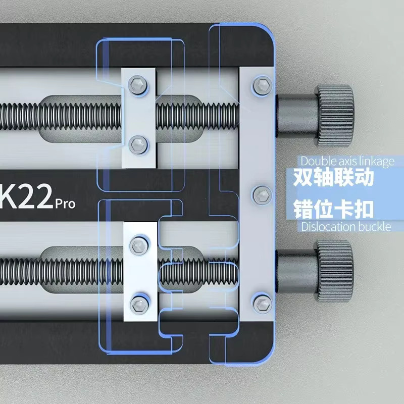 Mijing K22 Pro Universelle Reparatur-Doppelkugellager-Plattform für Handy-Motherboard CPU NAND Reparatur-Fixiervorrichtung - Bild 5