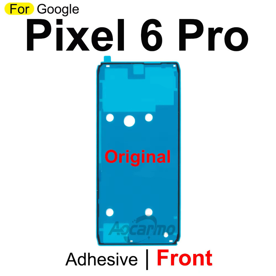 AOCARMO Reparatur-Set für Google Pixel 6, 6a und 6 Pro mit LCD-Bildschirm-Kleber und Rückseite-Batterie-Abdeckung-Aufkleber - Bild 2