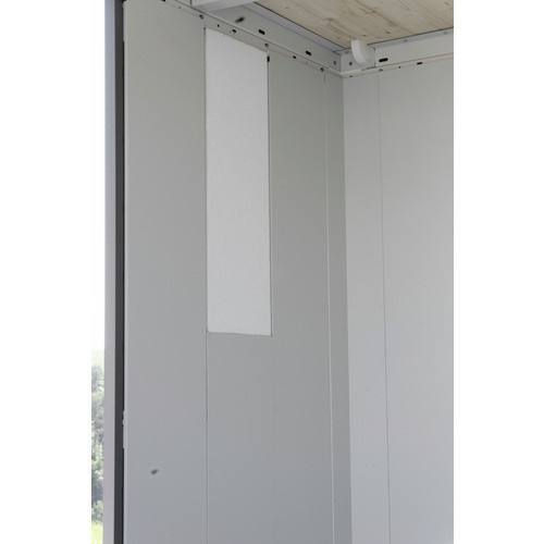 Biohort Gerätehaus Neo 1B mit Doppeltür aus Metall in Quarzgrau-Metallic, B/H/T: 236 x 222 x 180 cm - Bild 2