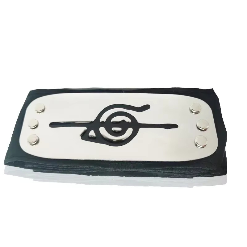 Bandai Naruto Ninja Stirnbänder, Zubehör, Schwarz, Metall - Bild 1