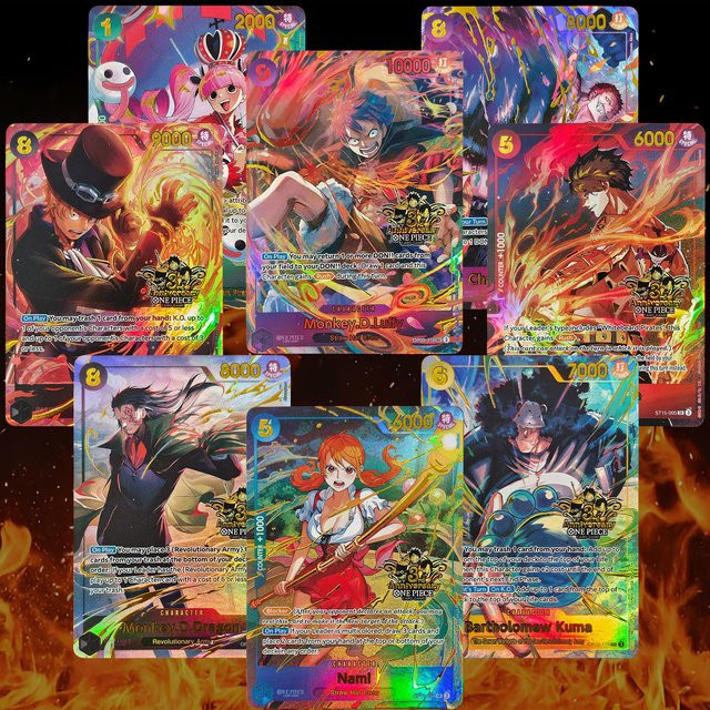 Bandai One Piece, Spielkarten, Englische Version, Japanische Jubiläumsausgabe - Bild 1
