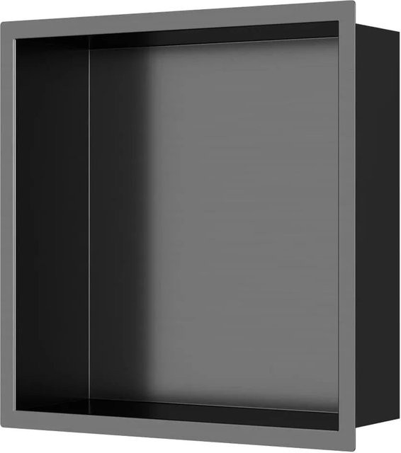 Swiss Aqua Technologies Duschnische Wandnische aus Edelstahl 304 in Gunmetal Gebürstet, Montage ohne Bohren, B/T/H: 30 x 30 x 30 cm - Bild 1