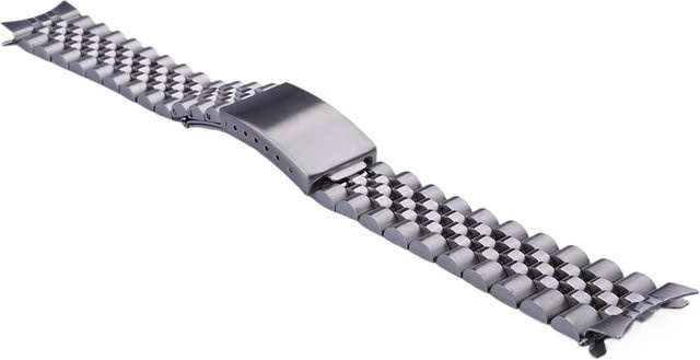 Rolamy Uhrenarmband Edelstahl, Jubilee, silber, 19 mm - Bild 1