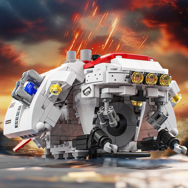 TYCOLE U-Boot Modellbausteine Set mit 480 Teilen aus Kunststoff für Kinder als Puzzle und Desktop-Ornament - Bild 1