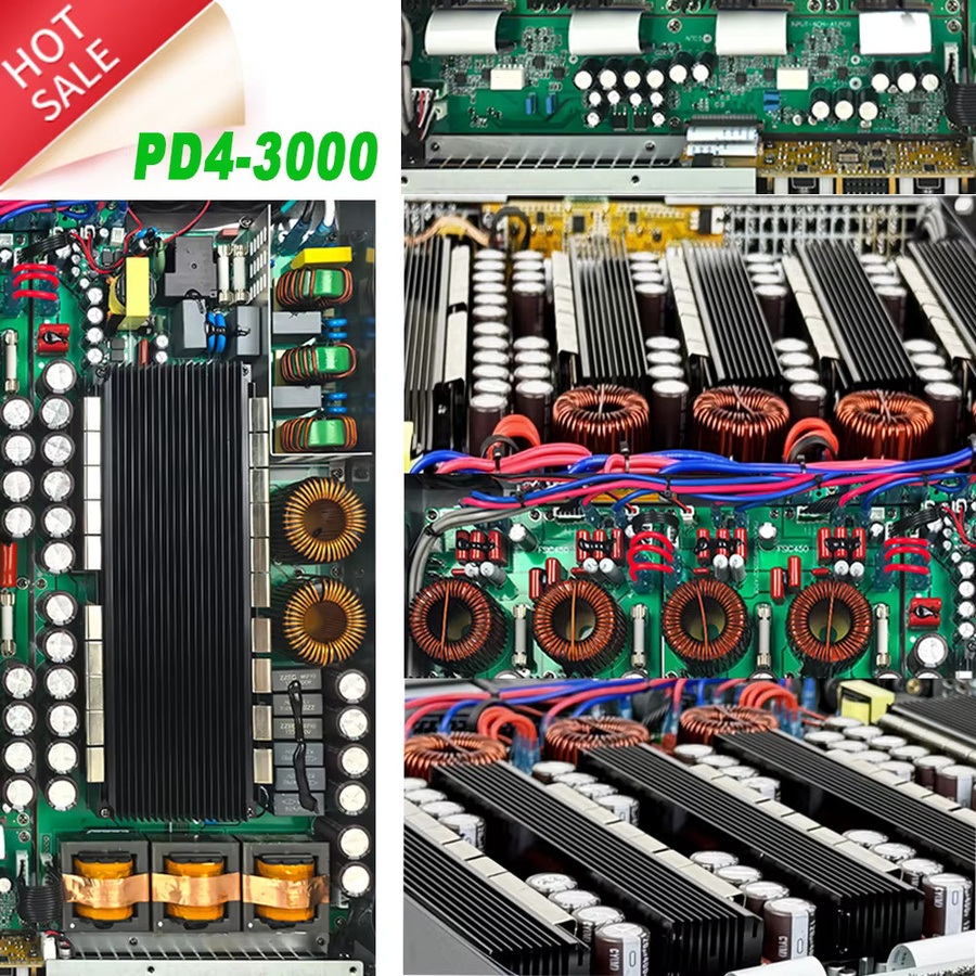 Paulkitson Pd-Serie Klasse-D-Leistungsverstärker 2/4-Kanal mit 4 x 7800 W für Line-Array-Lautsprecher und DJ-Subwoofer - Bild 4