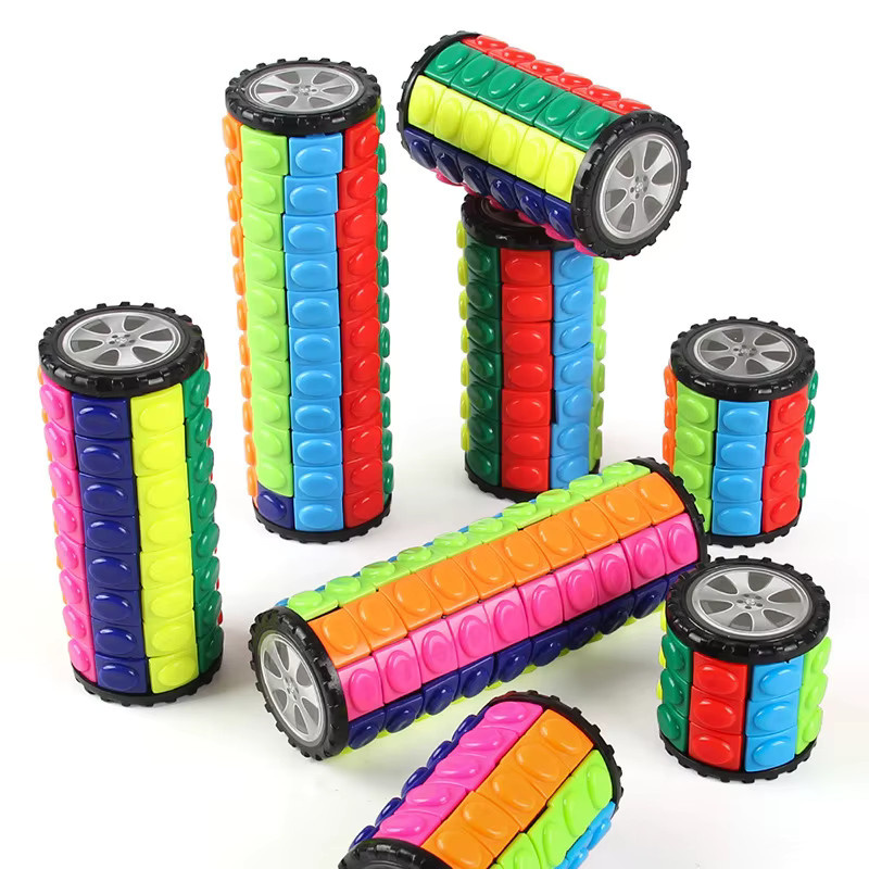 soulbao 3D Rotierender Zauberwürfel Puzzle, Bunt / Mehrfarbig - Bild 6