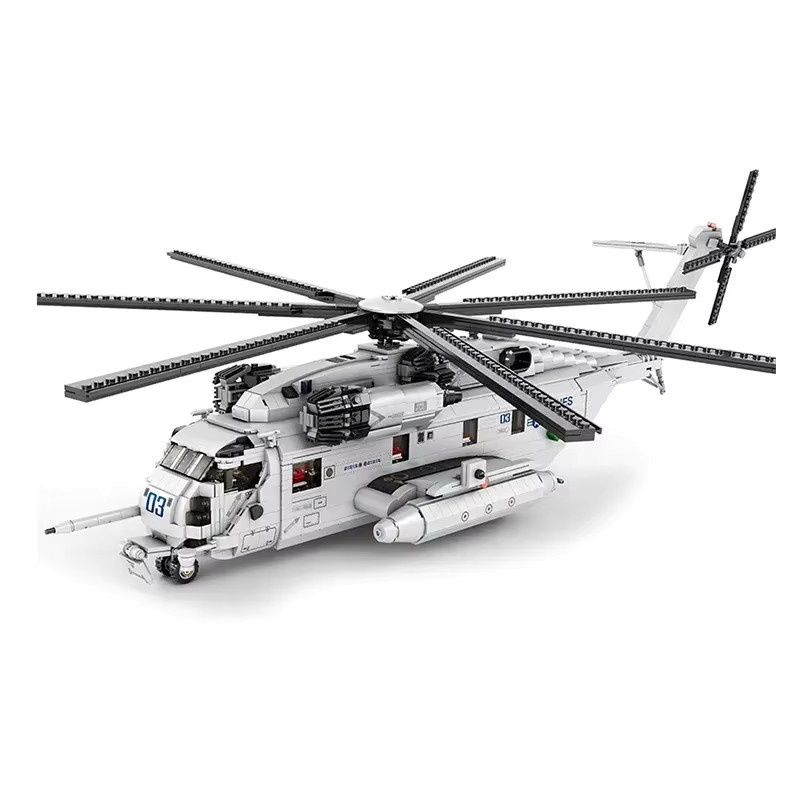 Reobrix CH-53 Transporthubschrauber, Modell DIY Spielzeug Bausteine, 2192 Teile - Bild 3