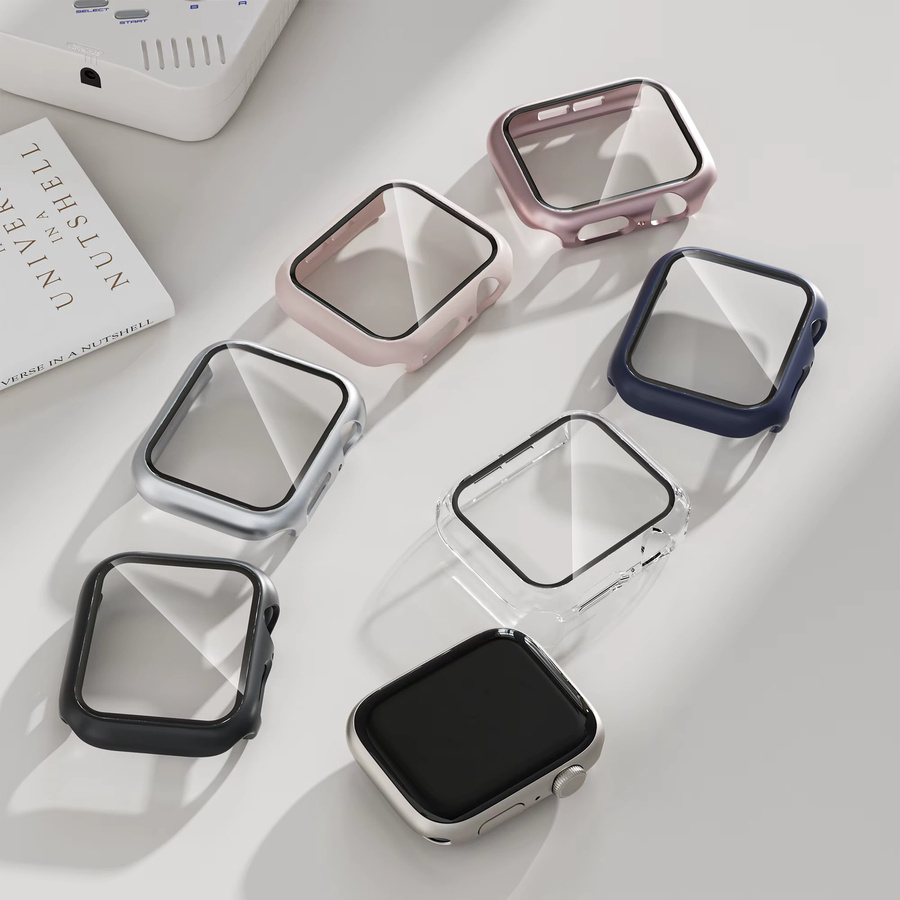 LCAPLE Displayschutzfolie für Apple Watch, gehärtetes Glas, transparent - Bild 5