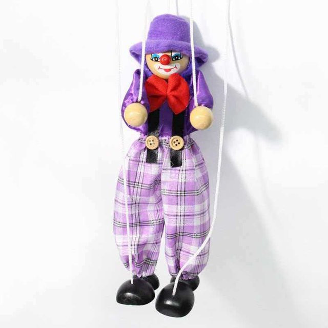 Binchi Outdoor Product Clown Holz-Marionettenpuppe, ab 14 Jahre - Bild 1