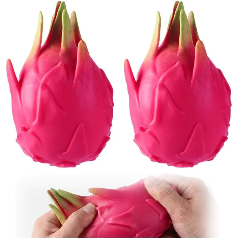 Jumbo Drachenfrucht Squishy Stressabbau-Spielzeug, Realistisches Langsam Aufsteigendes Frucht-Quetsch-Sensorikspielzeug - Bild 6