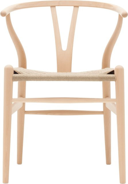 Carl Hansen & Søn CH24 Y Wishbone Stuhl aus Buche in Braun mit Papierkordel - Bild 1