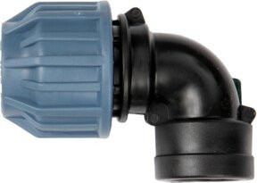 Rain Bird PP-Winkel-Rohr-Verschraubung aus Kunststoff, IG 19mm (3/4") für 25mm Rohr - Bild 1