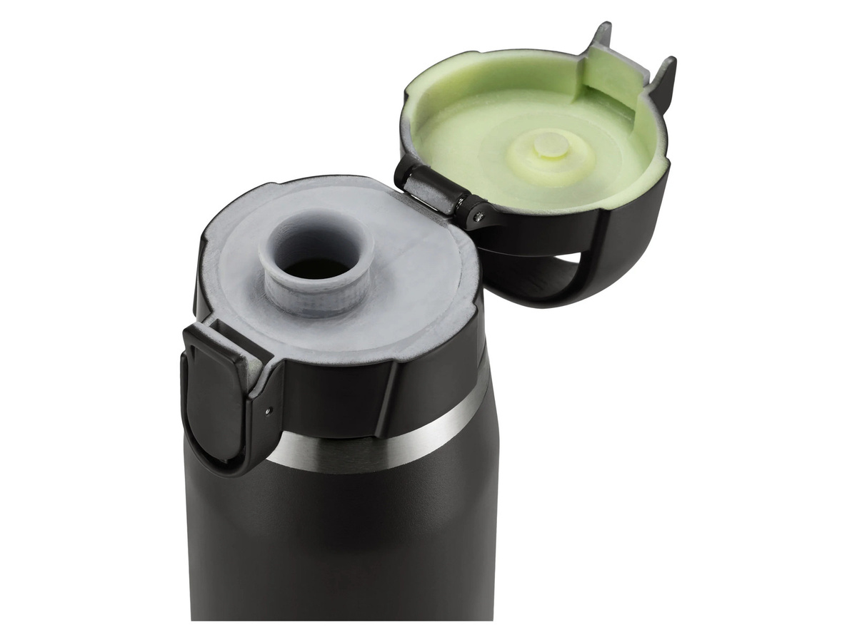 SILVERCREST Edelstahl-Trinkflasche in Schwarz mit 0,75 l Volumen - Bild 2