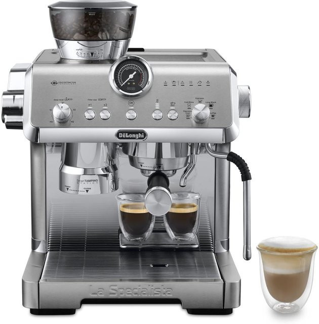 De'Longhi La Specialista Opera EC9555.M Siebträger-Espressomaschine in Silber - Bild 1