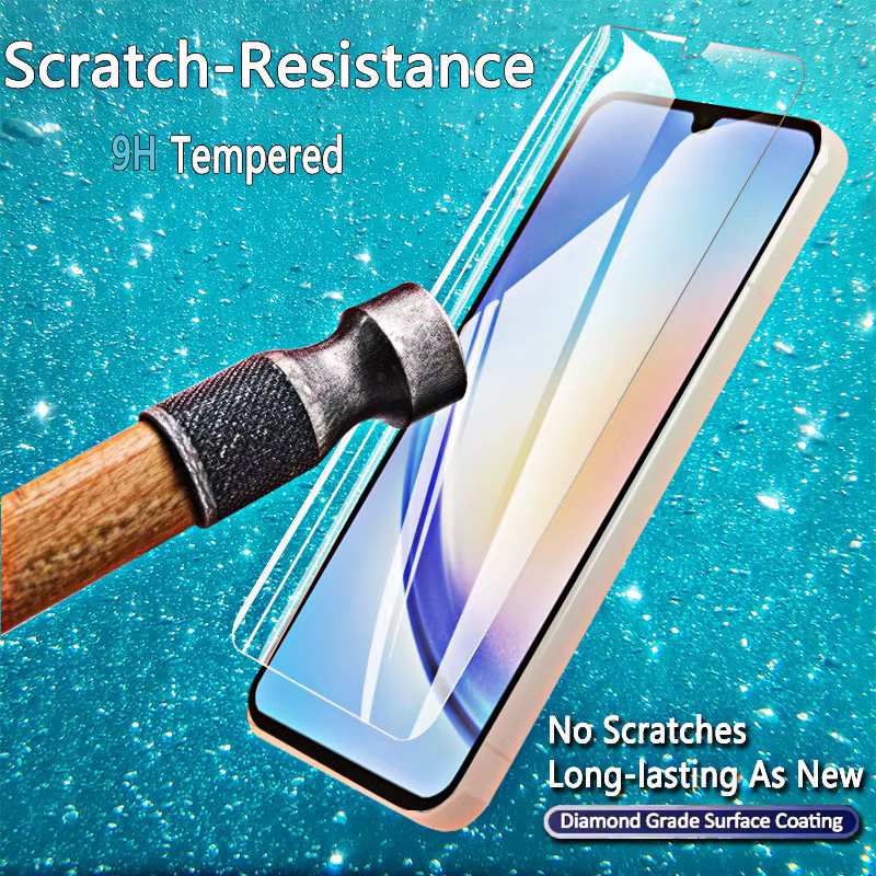 Samsung Galaxy A34 5G Displayschutzfolie aus gehärtetem Glas, 1–4 Stück, transparent - Bild 3