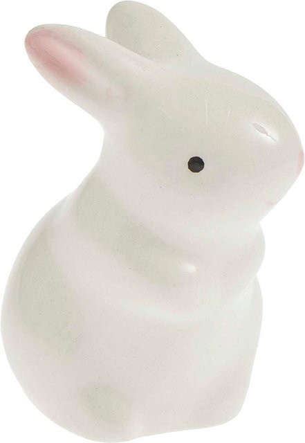 Rico Design Keramik Hase stehend rechts in Weiß - Bild 1