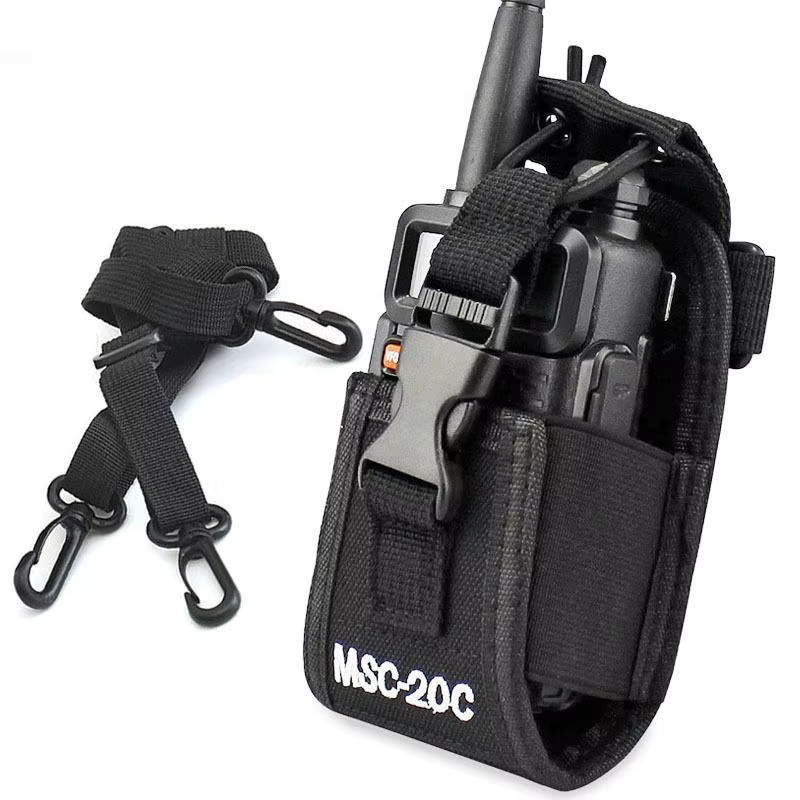 Gmarty Multifunktionales Radio-Walkie-Talkie-Halter Set MSC-20C Universaltasche aus Nylon in Schwarz für UV-5R TYT ICOM - Bild 3