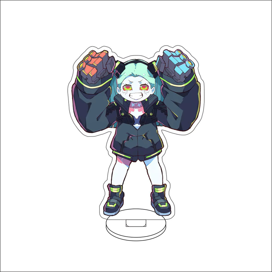 Bandai Cyberpunk: Edgerunners David Martinez Lucyna Kushinada Falco Rebecca Kiwi Cos Acryl-Figur Ständer, 10cm - Bild 2