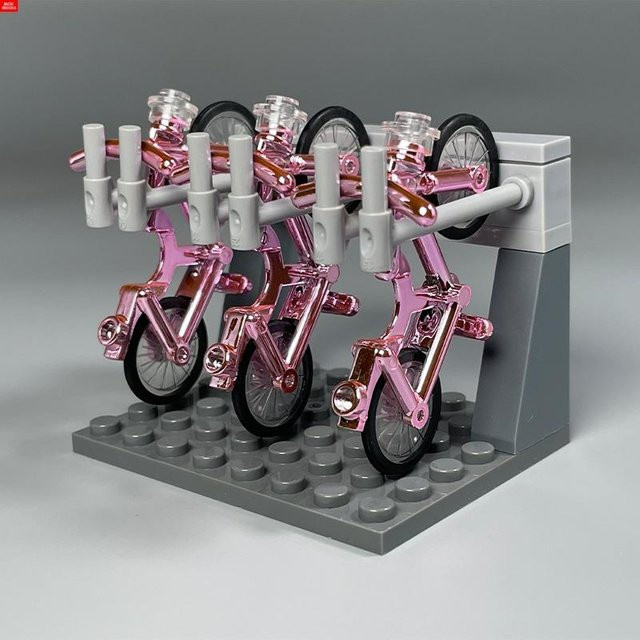 Yiran toy MOC Bausteine Fahrrad, Konstruktionsbausteine, ab 6 Jahren - Bild 1