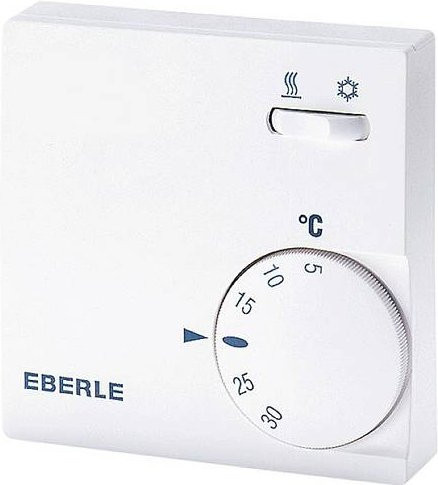 Eberle Raumthermostat RTR-E 6731 Aufputz für Heizen und Kühlen in Weiß - Bild 1