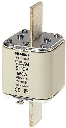 Siemens 3NE14381 Sicherungseinsatz Größe 3, 800A, 600V, 3 Stück, Weiß - Bild 1
