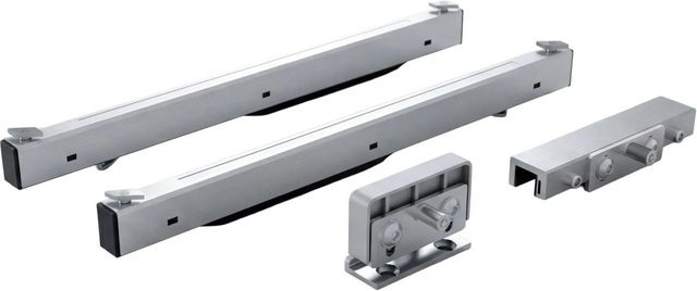 Doorlegro EasySlide 65 beidseitiges Dämpferset in Silber für Türblattgewicht bis max. 65 kg - Bild 1