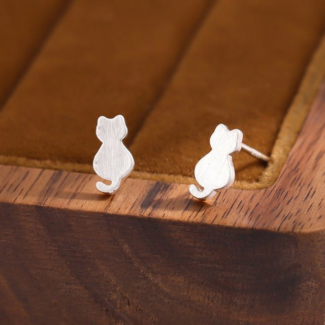 GaGa-Duck Ohrstecker, 925 Silber, Tiermotiv, Unisex - Bild 1
