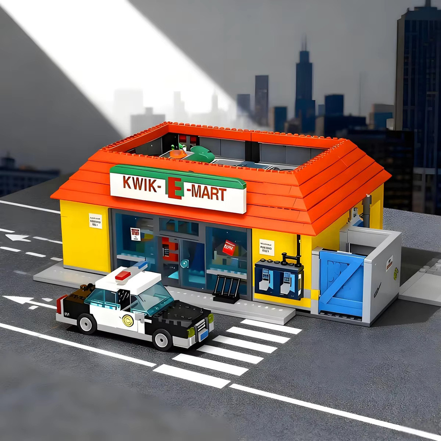 Potdemiel The Simpsons Kwik-E-Mart Modell, Bausteine - Bild 3