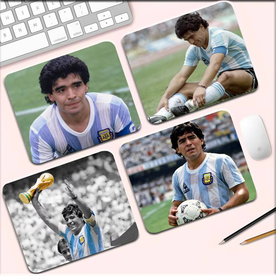 Mesuca Mauspad Diego Armando Maradona in Multicolor, rutschfestes Schreibtischpad für Laptop und Tastatur - Bild 2
