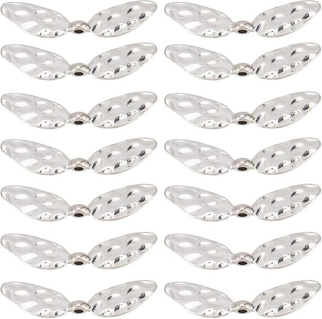 Charms Perlen, Messing, Silber, Engel, Schmetterling, Libelle, Unisex - Bild 1